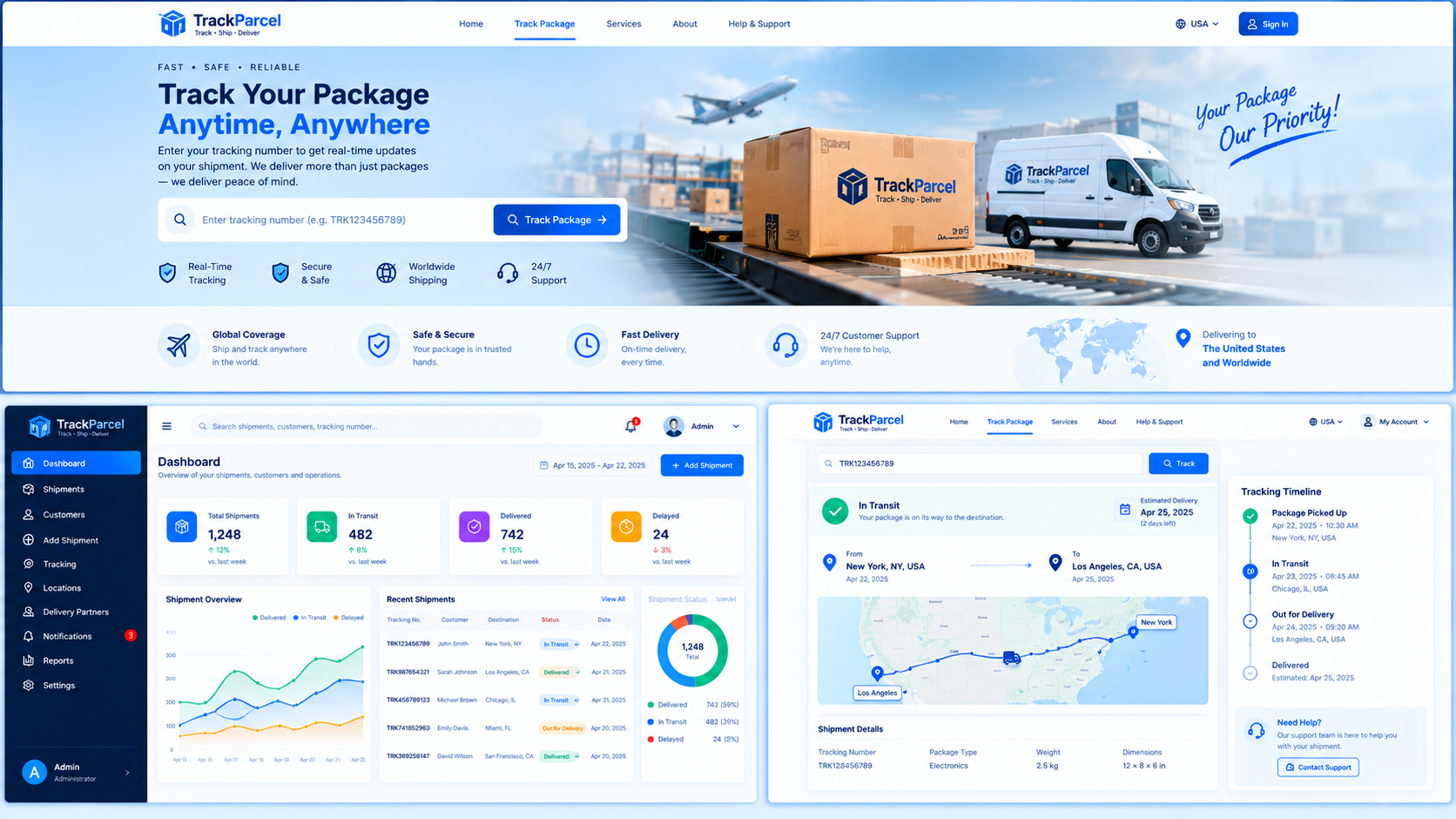 Tracking Website
