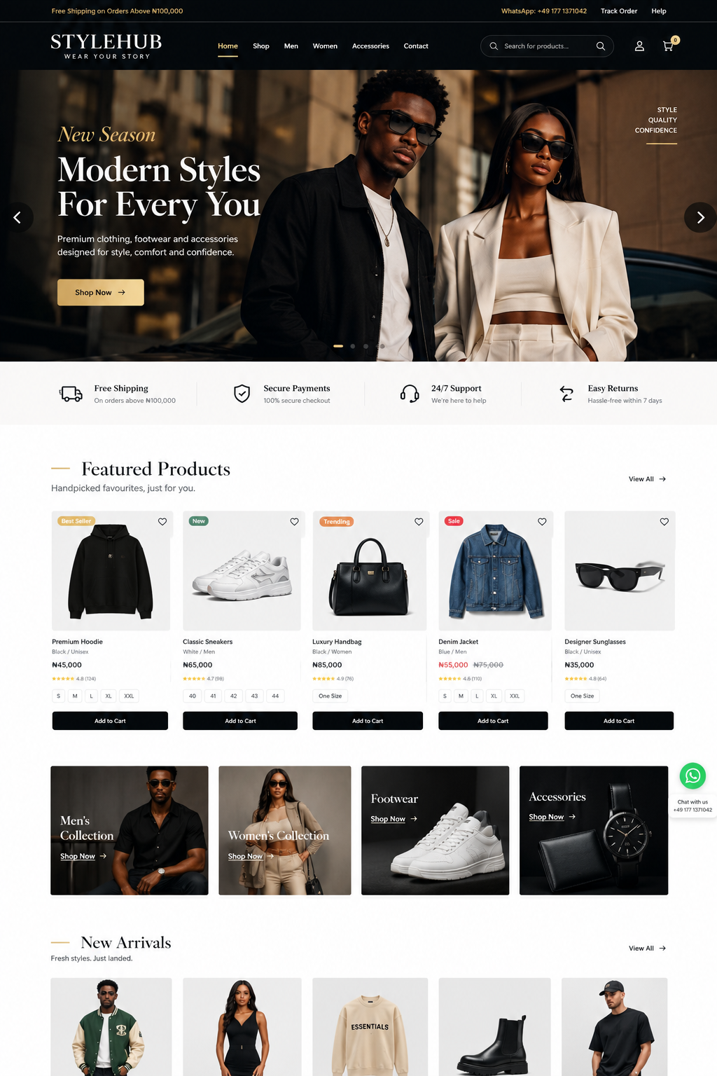 Clothing & Online Store